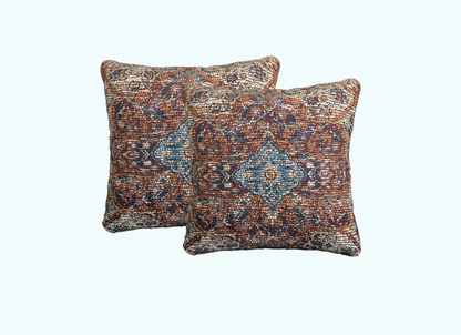 Cushions living room | cushion cover 45x45 cm | pillowcase | decorative cushions | cushion cover | cotton | hand block printed( pack of 2 )