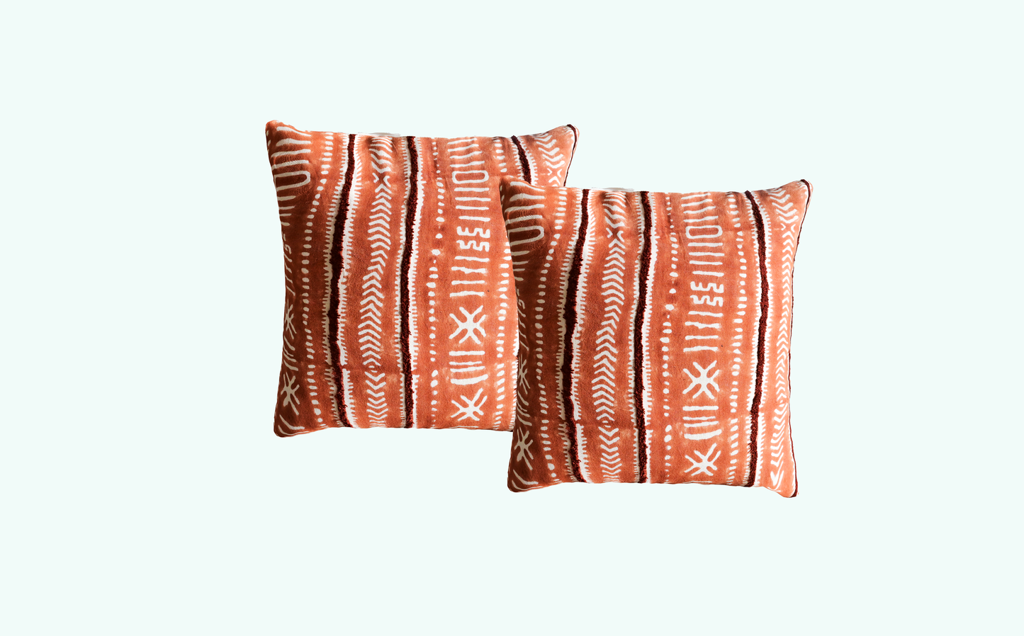 Cushions living room | cushion cover 45x45 cm | pillowcase | decorative cushions | cushion cover | cotton | hand block printed ( pack of 2 )