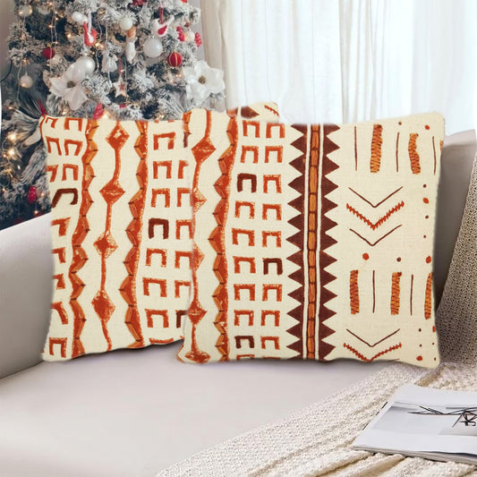 Cushions living room | cushion cover 45x45 cm | pillowcase | decorative cushions | cushion cover | cotton | hand block printed ( pack of 2 )