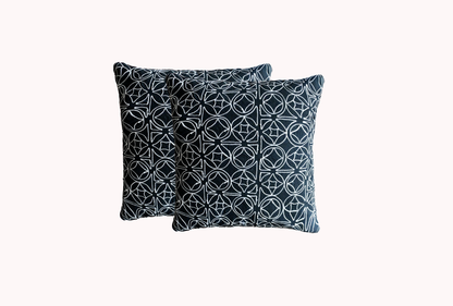 Cushions living room | cushion cover 45x45 cm | pillowcase | decorative cushions | cushion cover | cotton | embroidery ( pack of 2 )