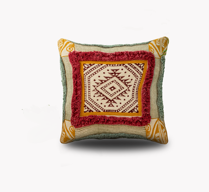 Cushions living room | cushion cover 45x45 cm | pillowcase | decorative cushions | cushion cover | cotton | hand block printed ( pack of  2 )