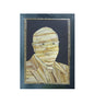 Handmade Sikki Art Painting | Dr. Bhimrao Ramji Ambedkar Wall Frame | Wall decoration artwork | Home and office Decor |