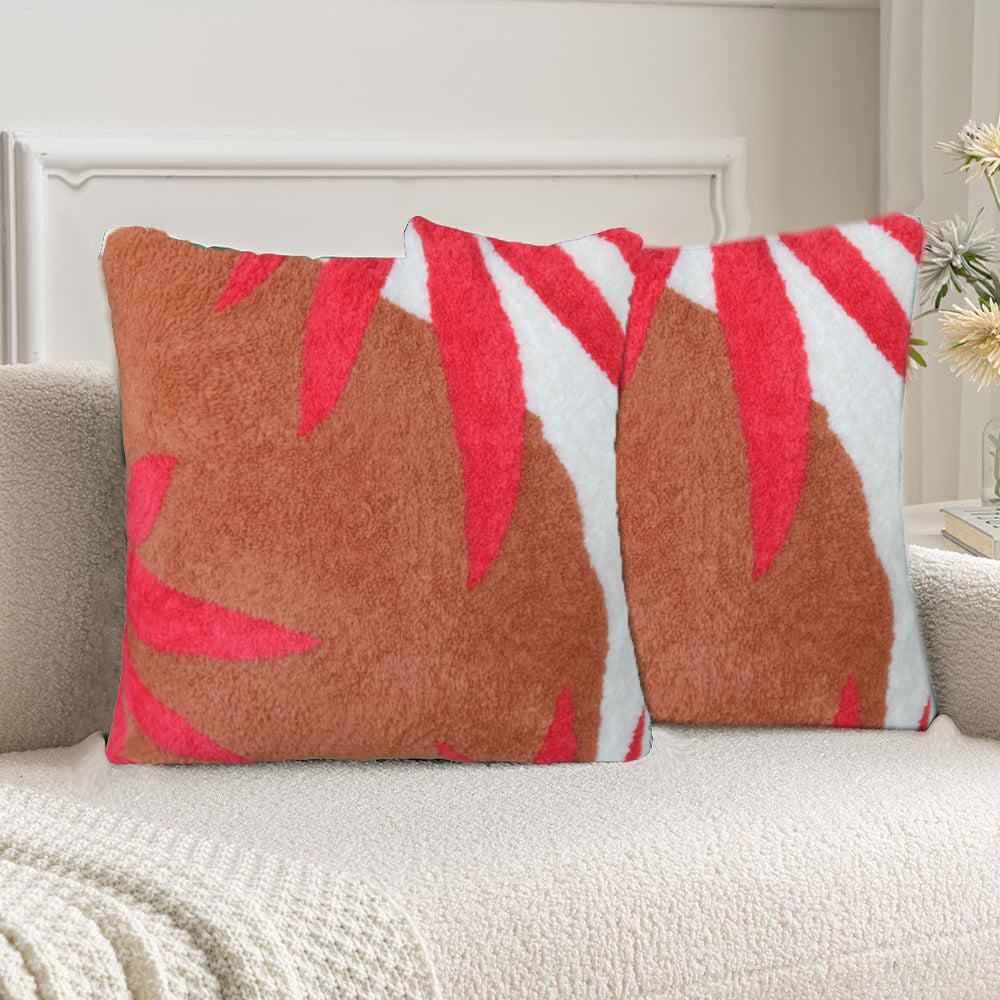 Cushions living room | cushion cover 45x45cm | pillowcase | decorative cushions | cushion cover | cotton | Full bookley embroidery ( pack of 2 )