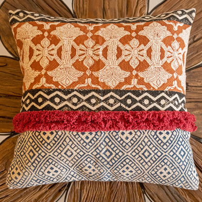 Cushions living room | cushion cover 45x45 cm | pillowcase | decorative cushions | cushion cover | cotton | hand block printed( pack of 2 )