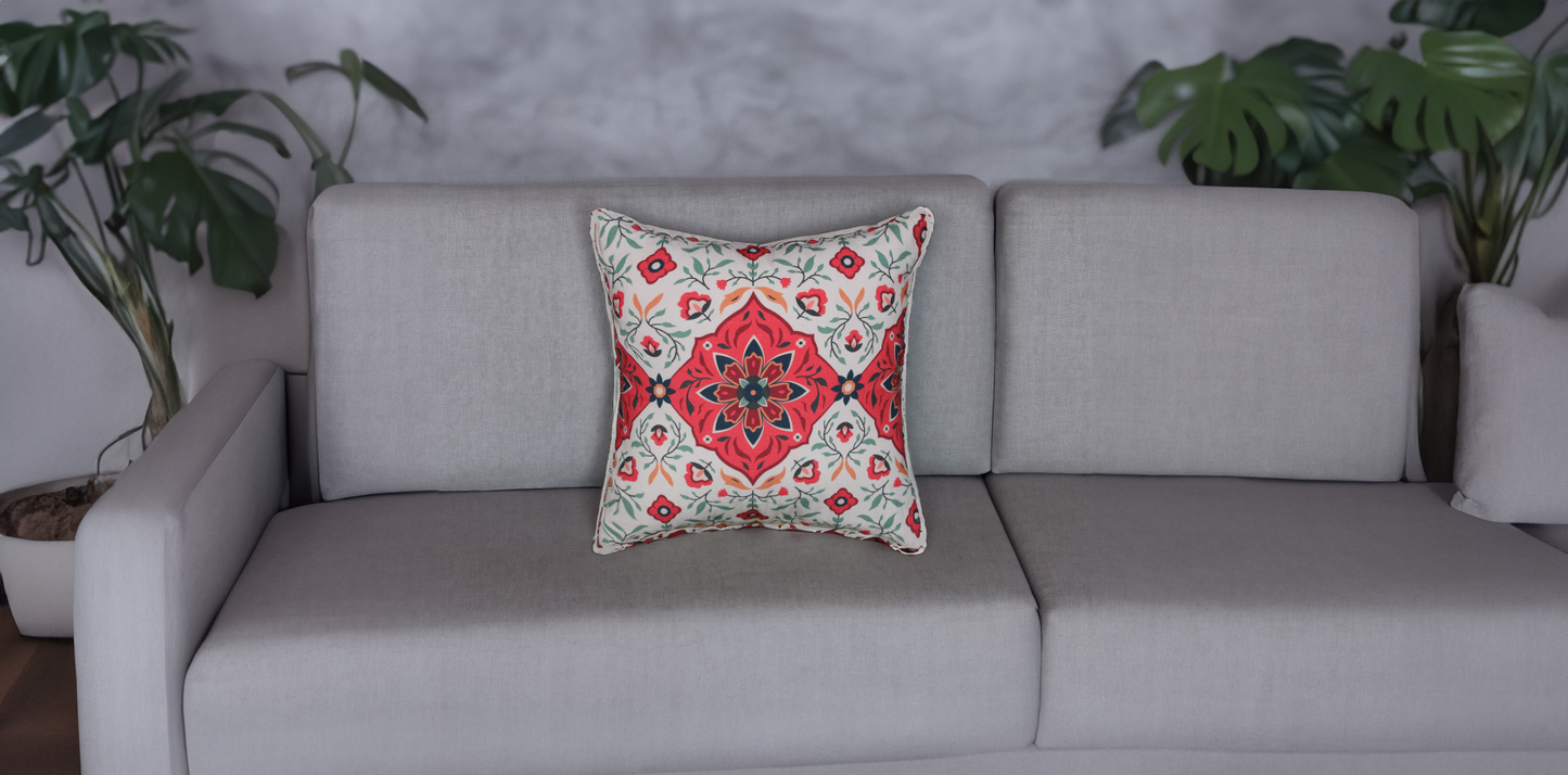 Cushions living room | Cushion cover 45x45cm | Pillowcase | Decorative cushions | Cushion cover | cotton | Cotton Canvas Digital Print ( pack of 2 )