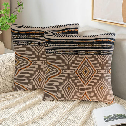 Cushions living room | cushion cover 45x45 cm | pillowcase | decorative cushions | cushion cover | cotton | hand block printed ( pack of 2 )